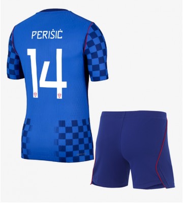 Kroatien Ivan Perisic #14 Udebanetrøje Børn VM 2026 Kortærmet (+ Korte bukser)